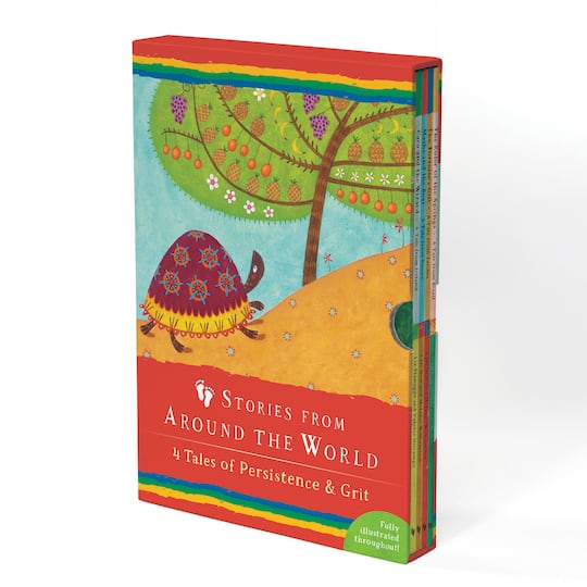 Barefoot Books Stories from Around the World Global Chapter Book Boxed Set: 4 Tales of Persistence &#x26; Grit